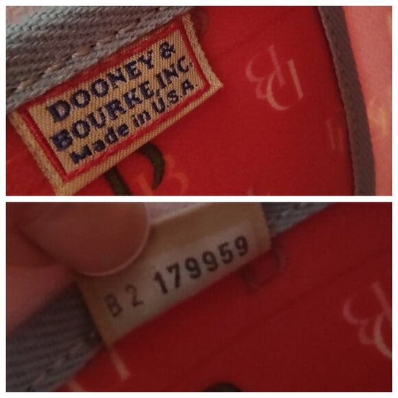 Dooney & Bourke Y2K vintage rainbow monogram tassel mini tote satchel EUC - Picture 5 of 8